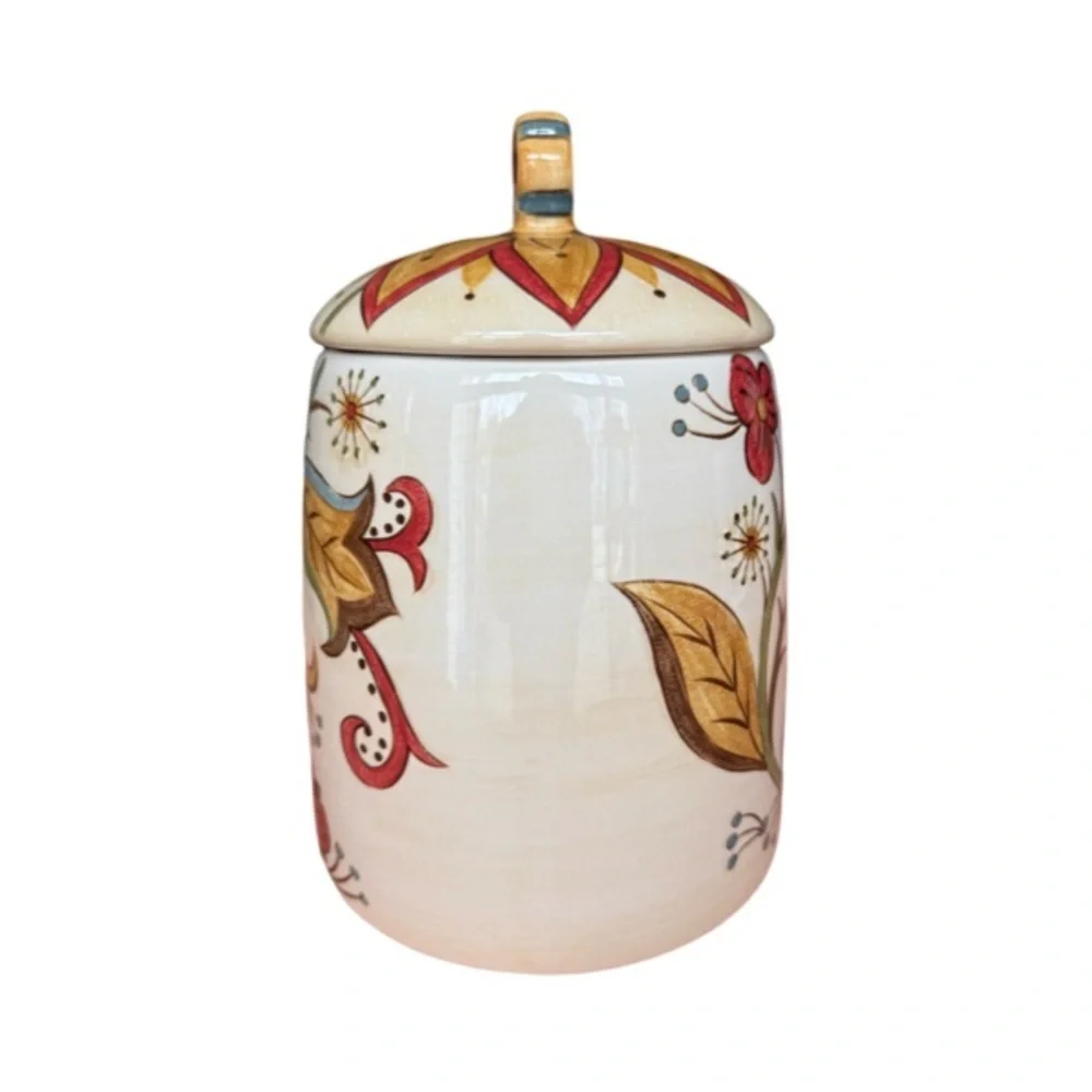 Pier 1 Imports CARYNTHUM Cookie Jar / Large Canister 10.5